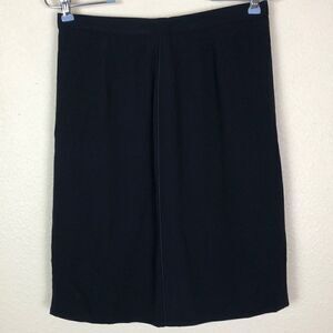 Giorgio Armani vintage silk skirt with piping size 6